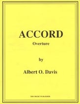 Accord Overture Concert Band sheet music cover